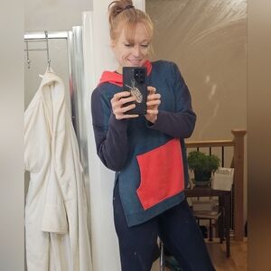 Madewell Colourblock Hoodie, S